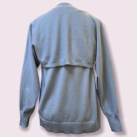 Coastal Blue Knit Sweater Women’s S Small powder blue - Picture 2 of 8